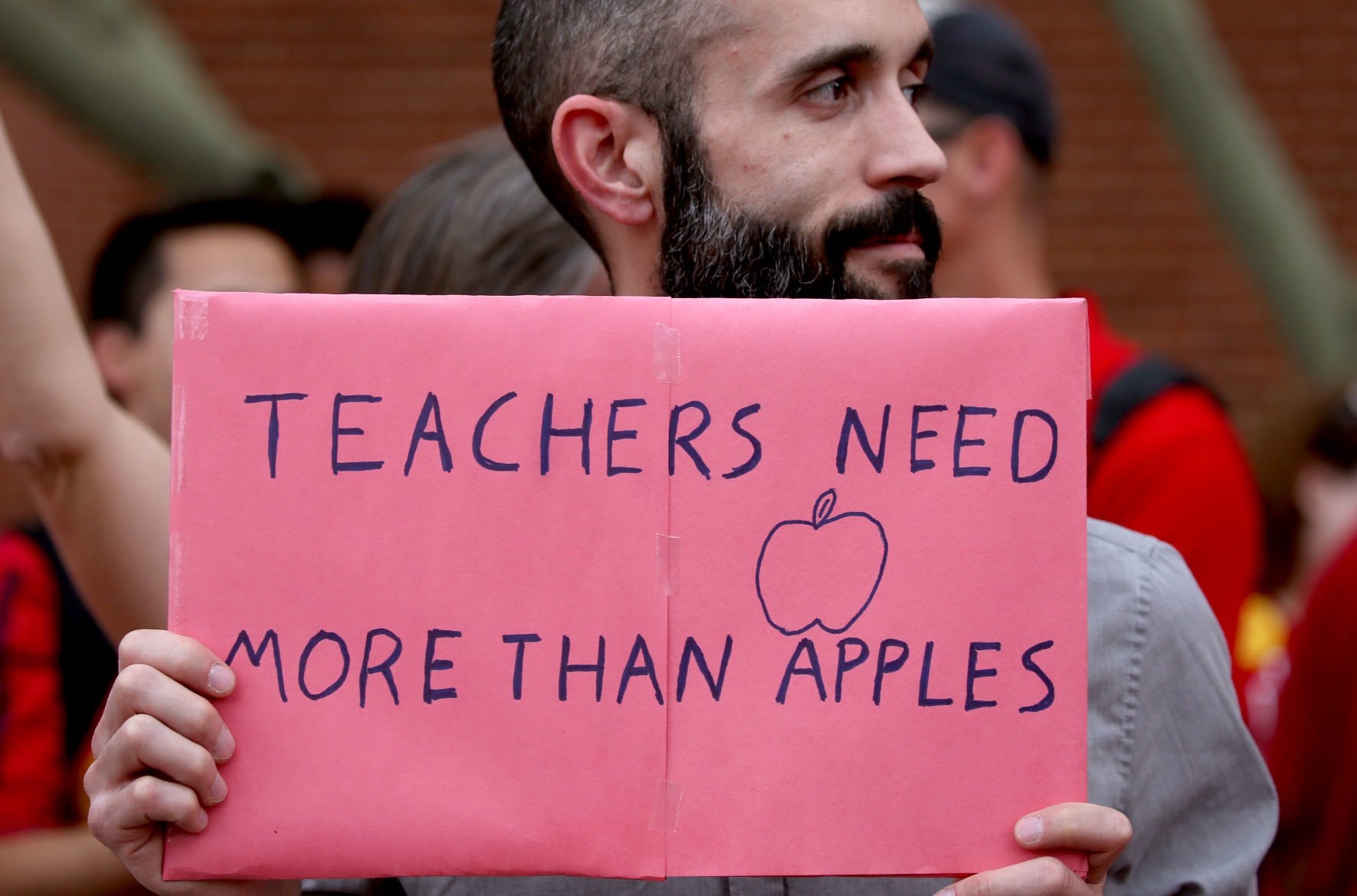 "Teachers need more than apples"